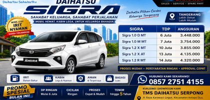 Promo Sigra Cicilan 3 Juta - Bulan Juni 2026 - Daihatsu-Tangerang-Id
